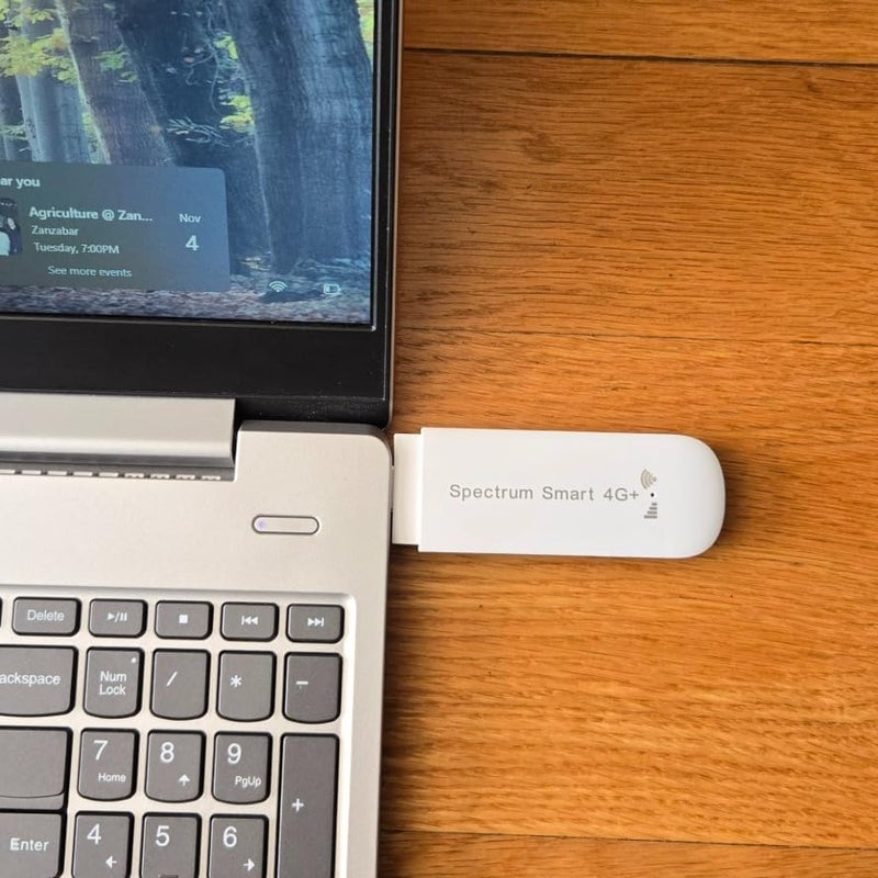 Spectrum Smart 4G LTE-Advanced USB WiFi Dongle & Mobile Hotspot Router – Portable Modem with Pre-Installed Spectruym Smart SIM Card – Ideal for Travel and Business (North America and EU only) - Image 1
